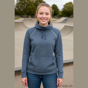 Roxy Blue Pullover Sweatshirt (Sz L)